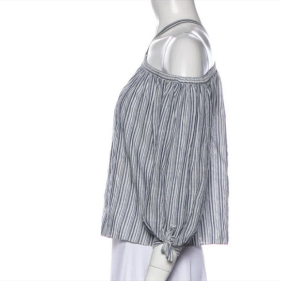 Rebecca Taylor 2 Off-the-Shoulder Crop Top NWT - Picture 2 of 9